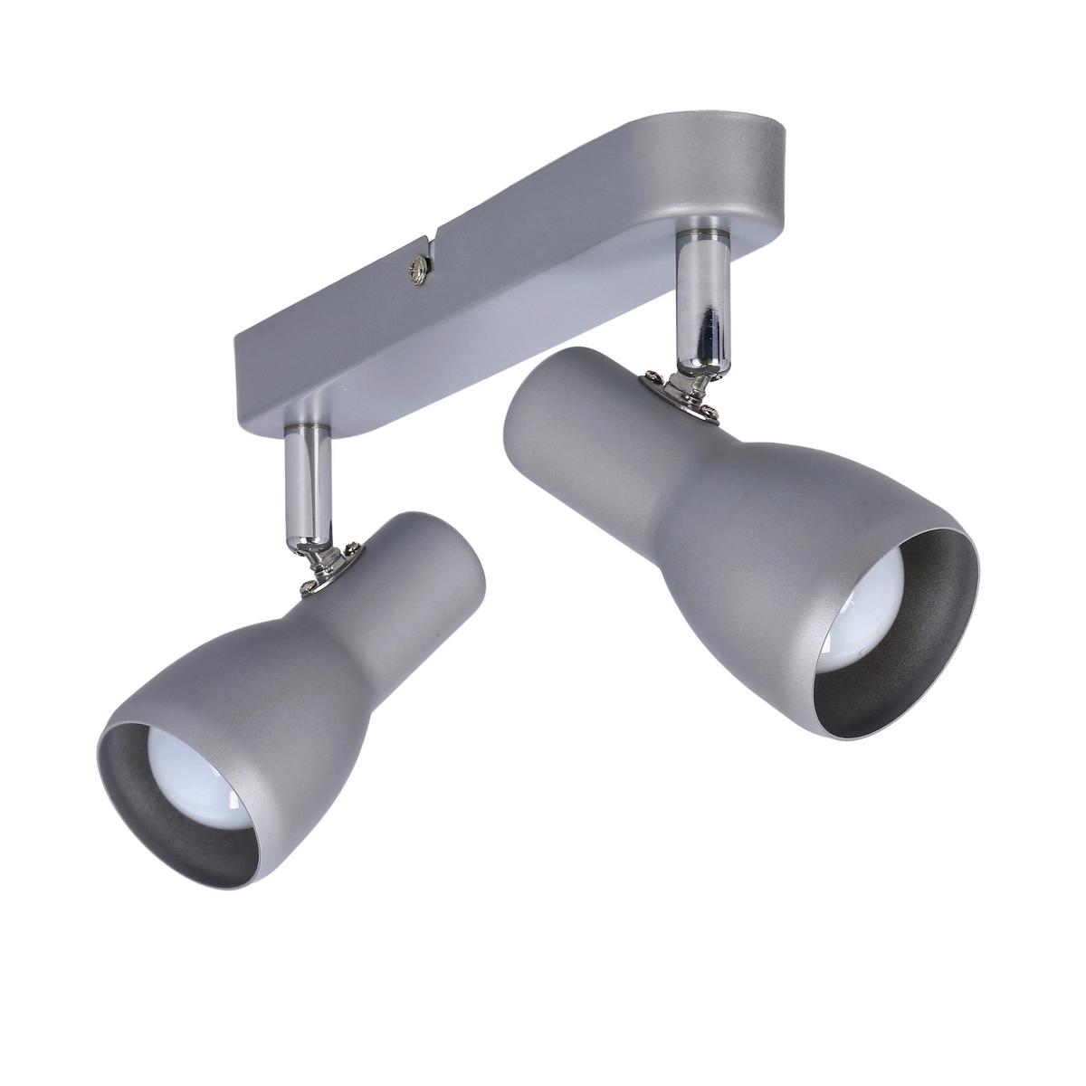 Strahler 92-44211 Picardo - Silberfarben/Grau, Trend, Metall (36/6/15cm)