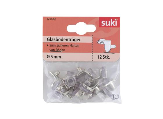 Bodenträger DM: 5mm, 12 Stück - Kunststoff/Metall (0,5cm) - Suki Bodenträger DM: 5mm, 12 Stück - Kunststoff/Metall (0,5cm) - Suki