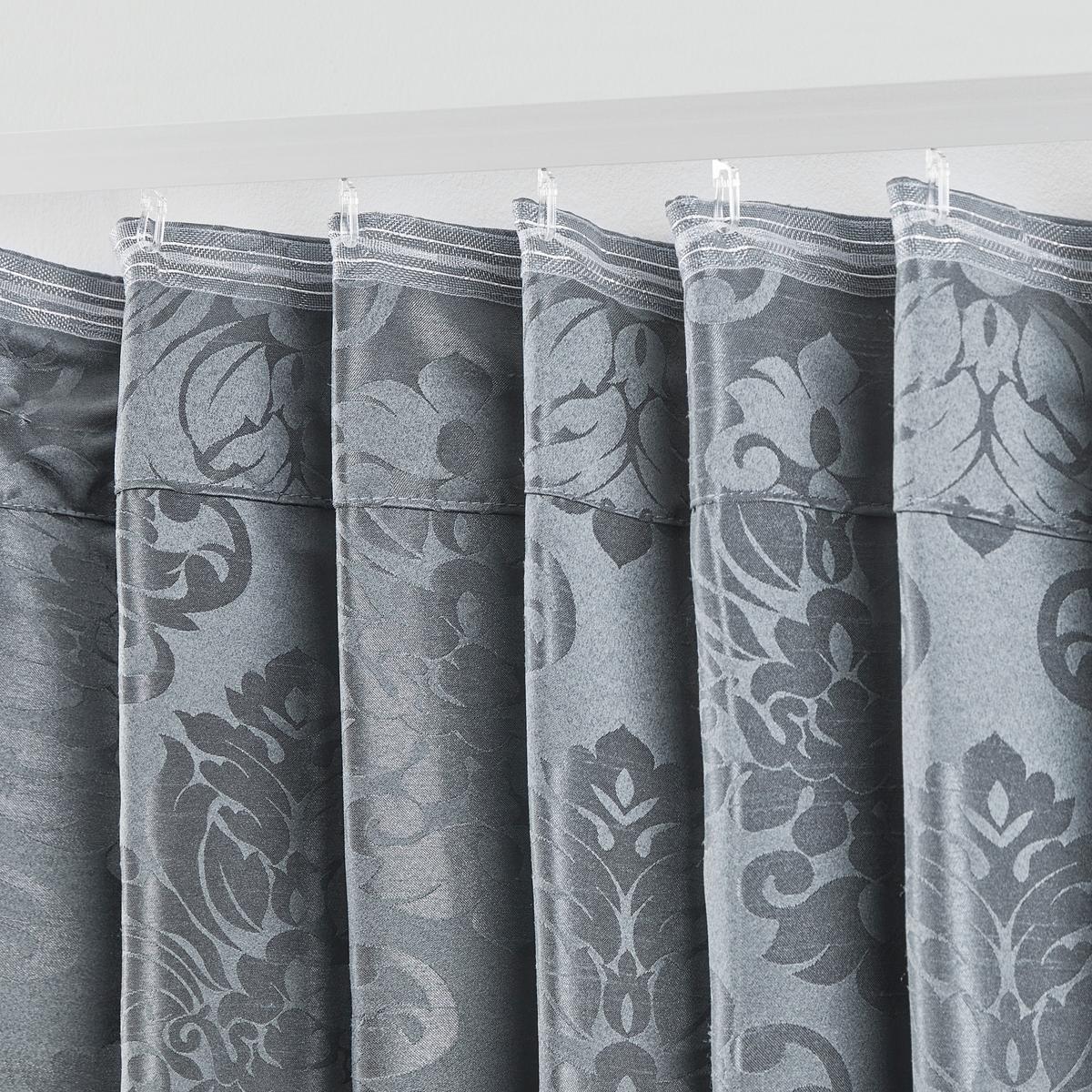 Hotový závěs Charles, 140/245 cm, šedá - šedá, Lifestyle, textil (140/245cm) - Modern Living