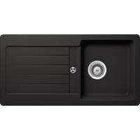 Spüle Atlanta Schwarz 86x20,5 Cm - Schwarz, Basics, Stein (86/20,5/43,5cm) - Respekta