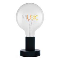 Tischleuchte, E27, 1,8w 1906 Letter Tbl Music 1.2w E27 - Schwarz, Basics, Metall (12,5/23,1cm) - Ledvance