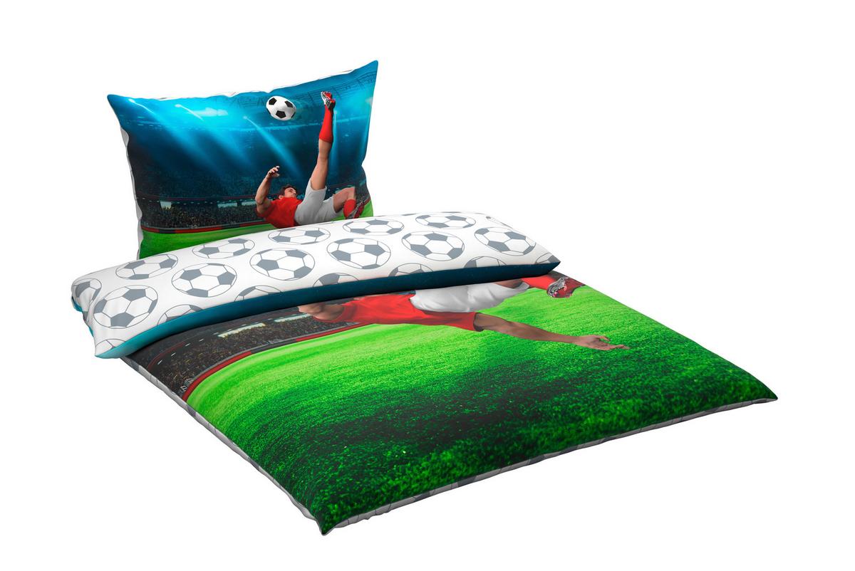 Bettwäsche Kicker - Multicolor, KONVENTIONELL, Textil - BUNINO