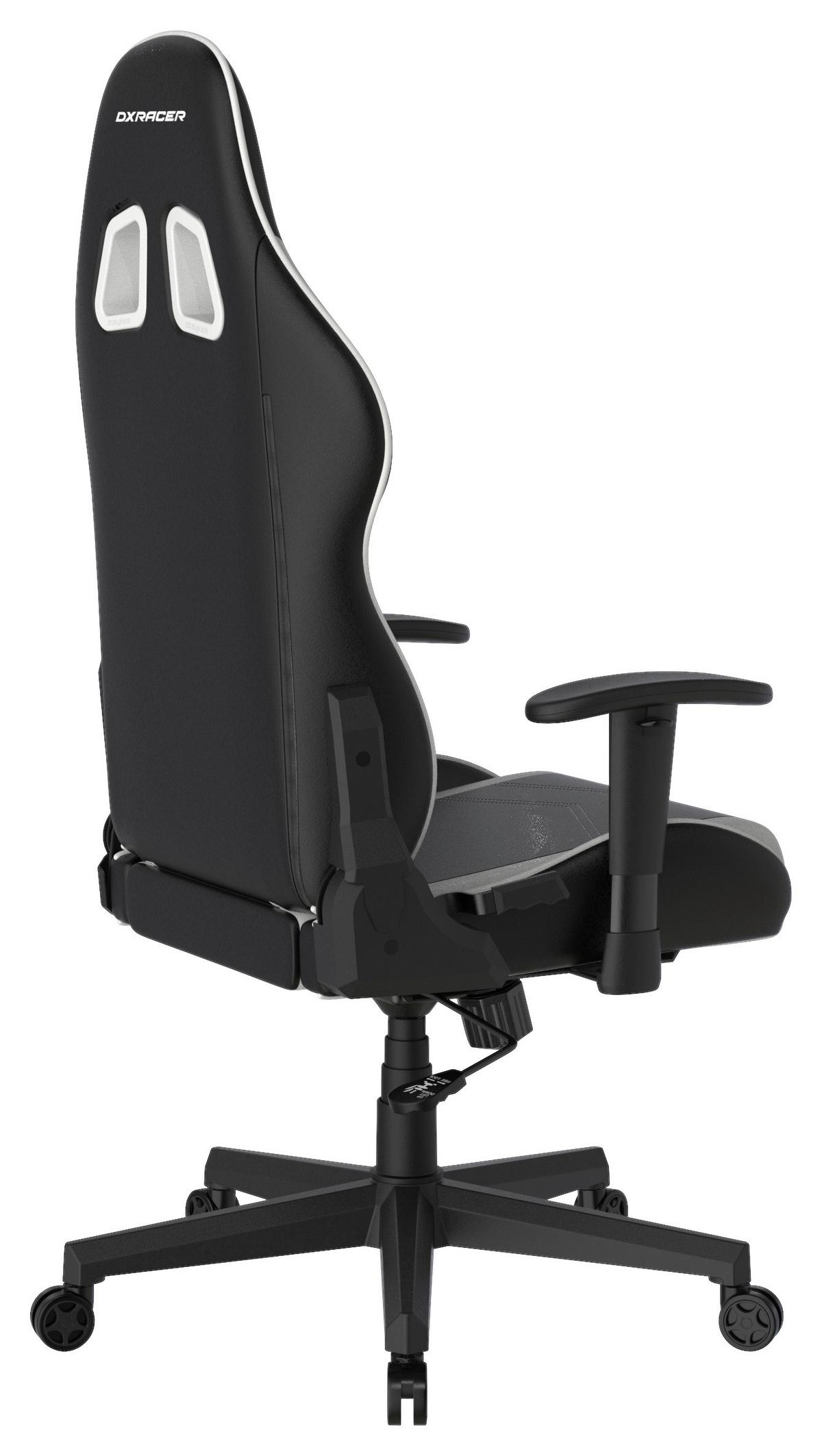 Gamingstuhl DX Racer Prince L - Schwarz/Weiß, MODERN, Kunststoff/Textil (67/126/67cm) - Dxracer
