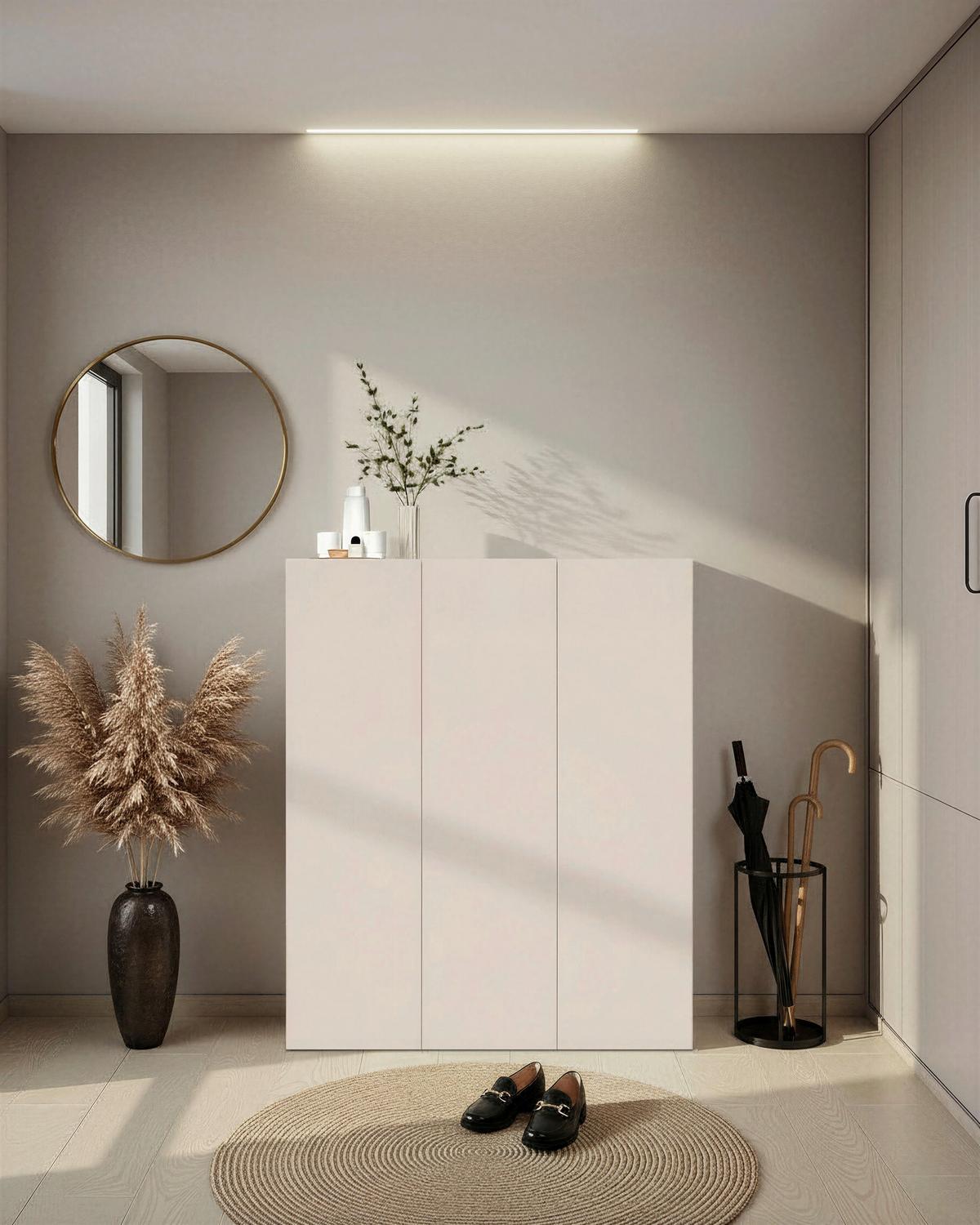 Schuhschrank Rainbow Eichefarben/kaschmir B: 94 Cm - Kaschmir/Eichefarben, Design, Holzwerkstoff (94/114/35cm) - MID.YOU