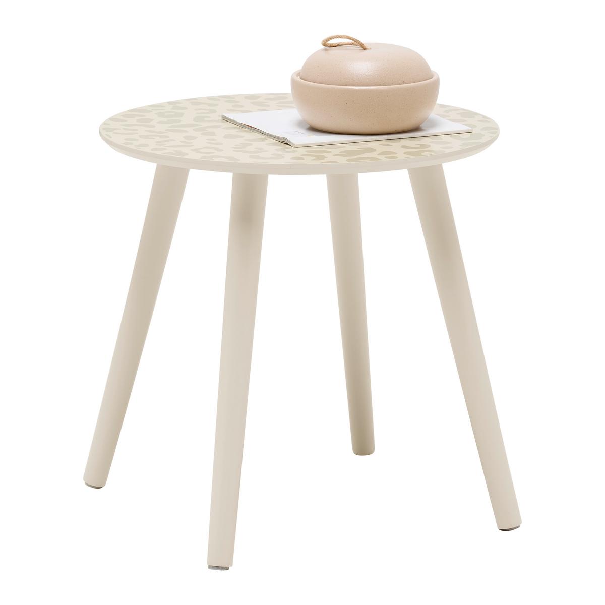 PRÍRUČNÝ STOLÍK MIA -BASED- SB- - béžová, Modern, drevo/kompozitné drevo (40/40/40cm) - Based