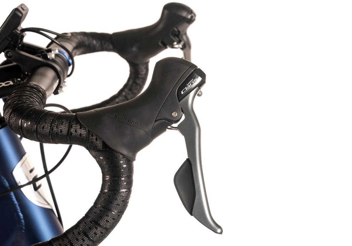 E-gravelbike  Tourenfahrrad Dunkelblau Matt - Dunkelblau, LIFESTYLE, Metall (180/70/100cm)