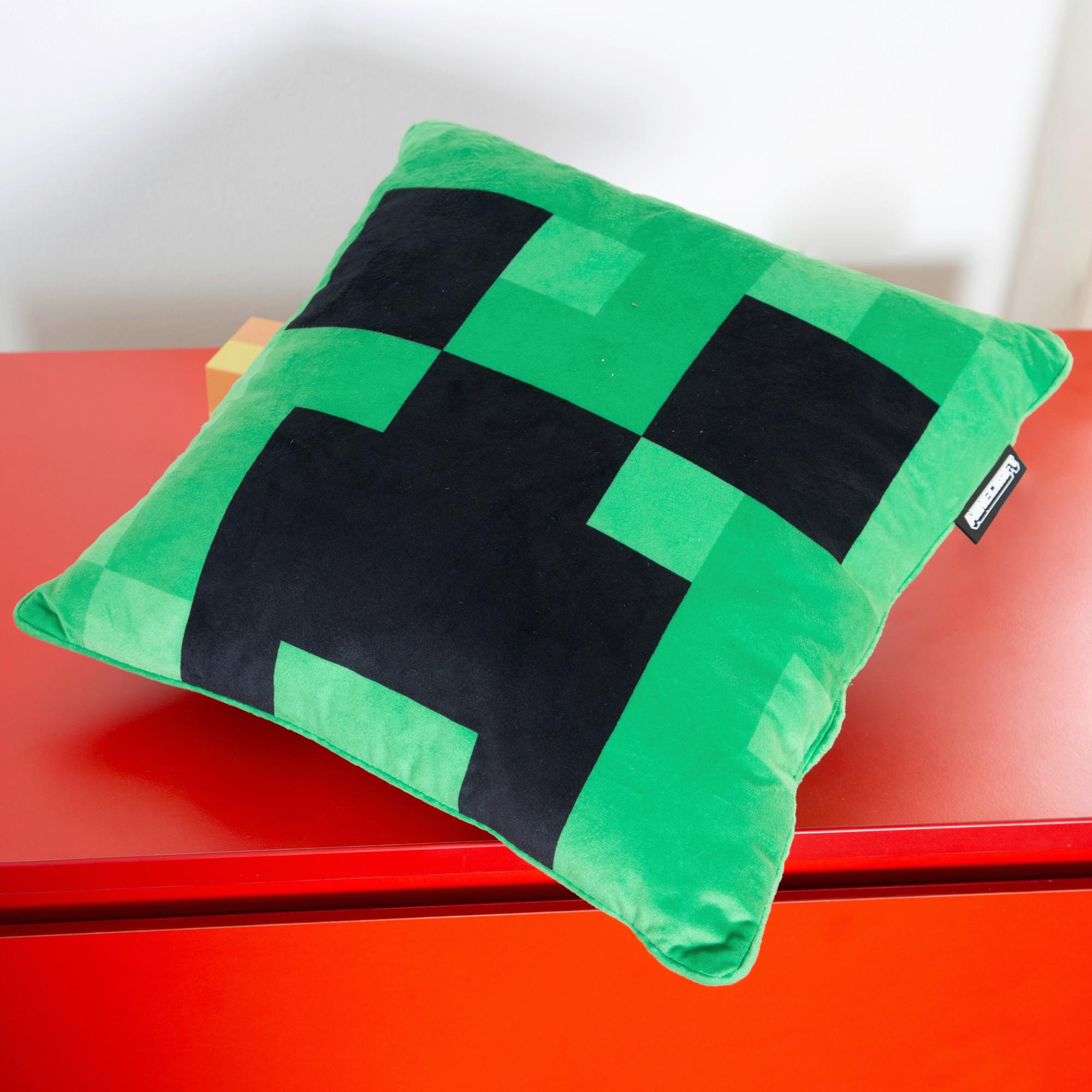 Zierkissen Minecraft Creeper - Grün, Textil (38/38cm)