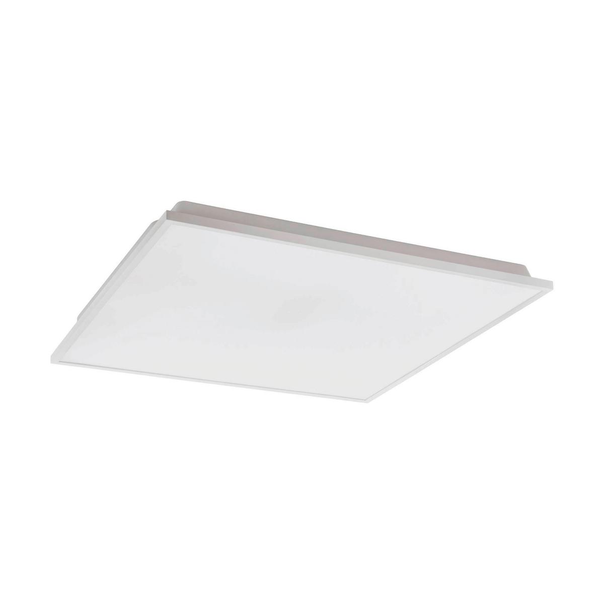 Deckenleuchte Herrora L: 45 cm Mit Smartphone-Steuerung - Weiß, Basics, Kunststoff/Metall (45/45/4cm) - Eglo