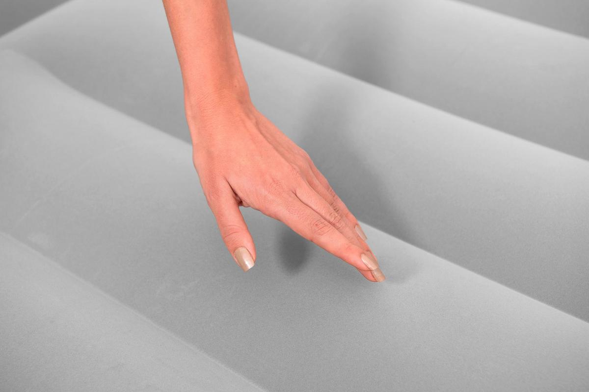 Luftbett Leon 229x152x84 cm Bis 300kg, inkl. Pumpe - Dunkelblau/Grau, KONVENTIONELL, Kunststoff/Metall (229/152/84cm) - Bestway