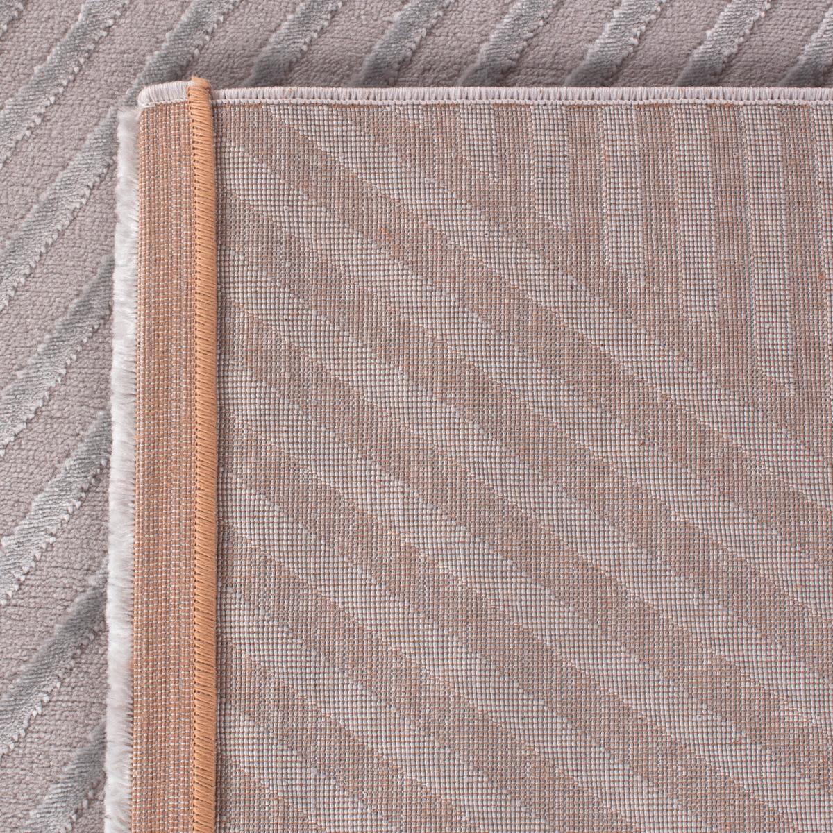 Webteppich Sahara - Silberfarben, Design, Textil (80/150cm) - Novel