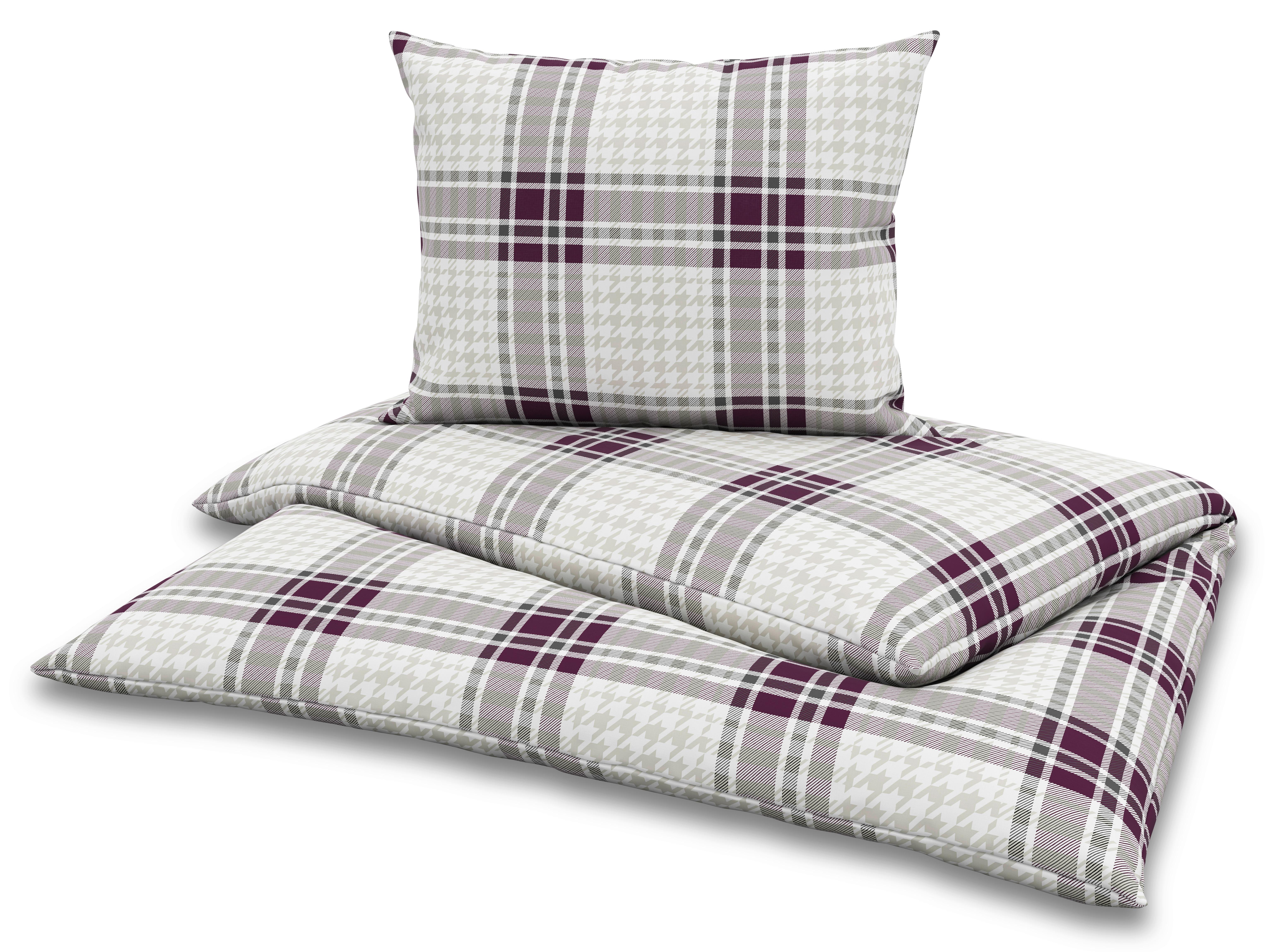 Bettwäsche Ella - Beere, MODERN, Textil - Luca Bessoni
