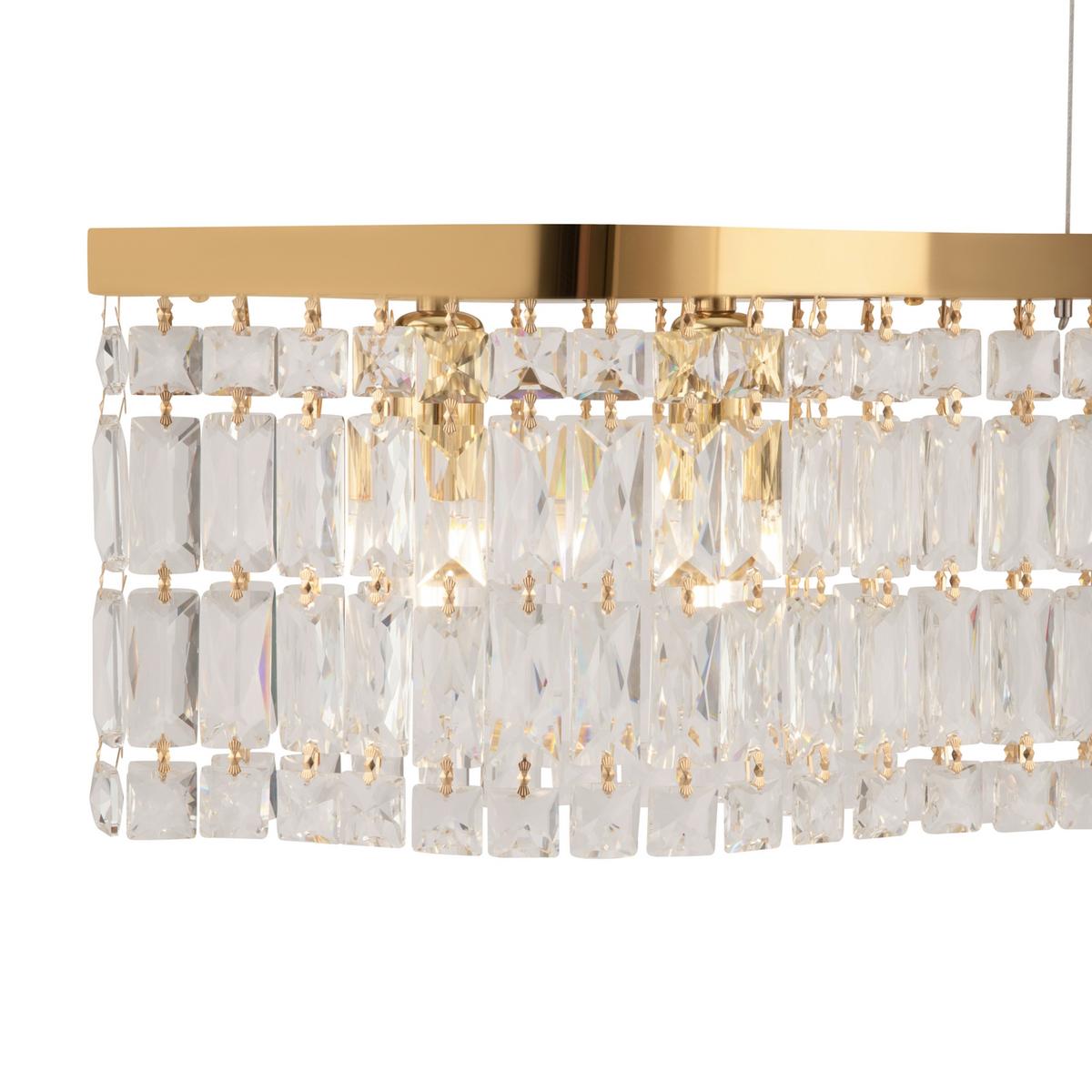 Pendelleuchte Dune - Goldfarben, Basics, Glas/Metall (93/18/12,3cm) - MAYTONI