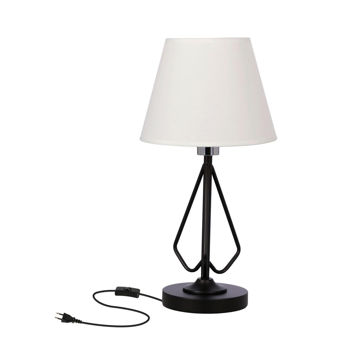 Tischleuchte 50501089 Morley - Schwarz/Weiß, Basics, Kunststoff/Metall (16/25/26cm)