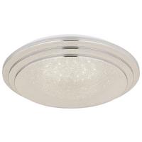 LED-Deckenleuchte Aley Ø 40 cm + Farbwechsler, Fernbedienung - Opal/Weiß, Basics, Kunststoff/Metall (40/9,5cm) - Globo