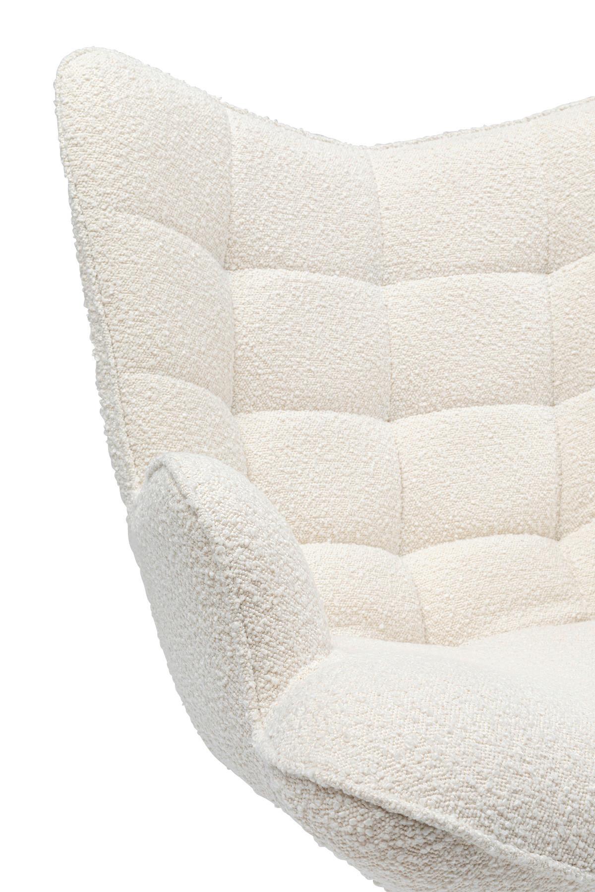 Sessel Oscar Beige B: 82 Cm - Beige/Schwarz, Design, Textil (82/95/73cm) - Kare-Design