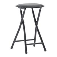 SKLADACÍ STOLČEK RAKI II -SB- - čierna, Konventionell, kov/textil (30/45cm) - Mömax