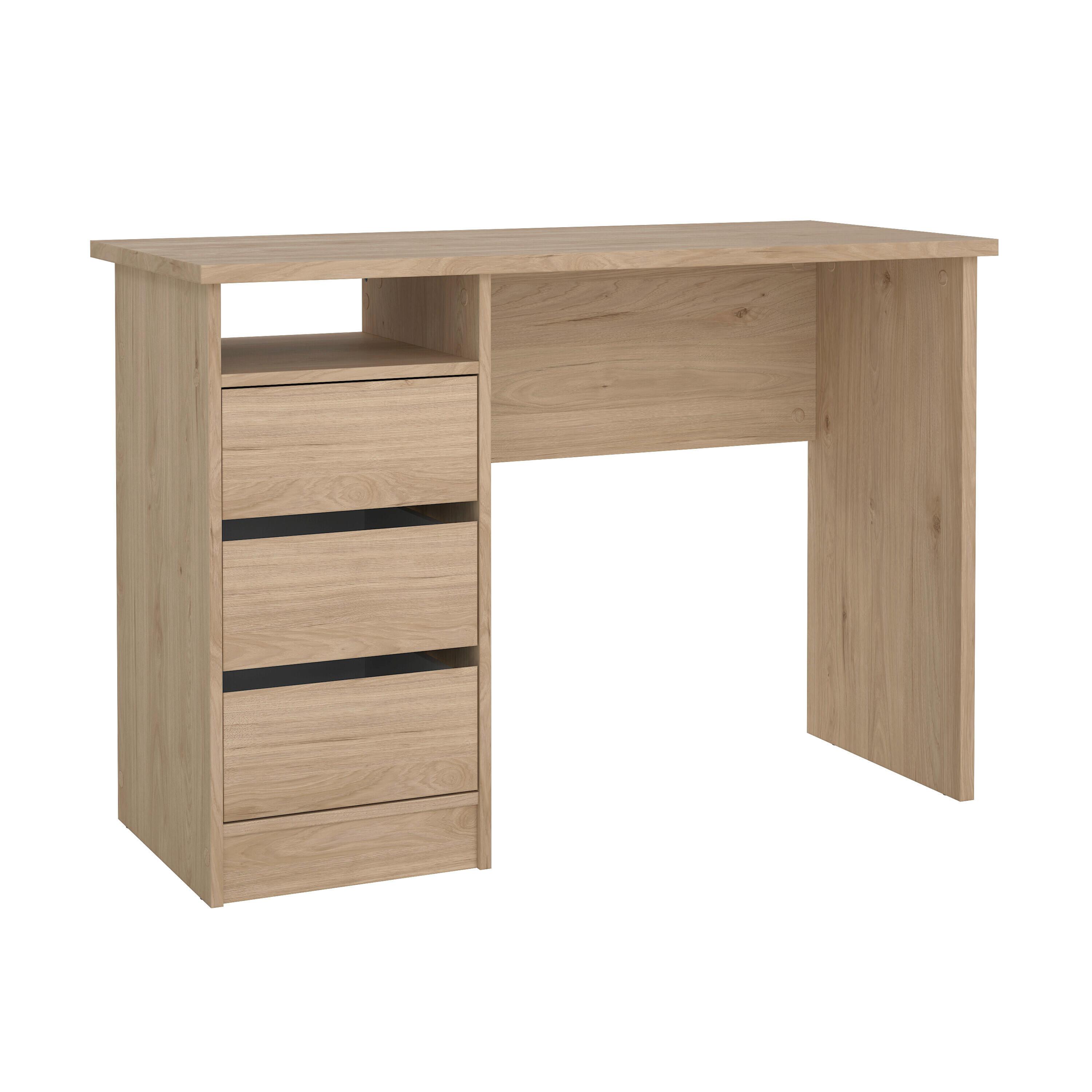 Schreibtisch Function Plus Eichefarben, L: 110 cm - Eichefarben, MODERN, Holzwerkstoff (110/48,5/76cm) - P & B