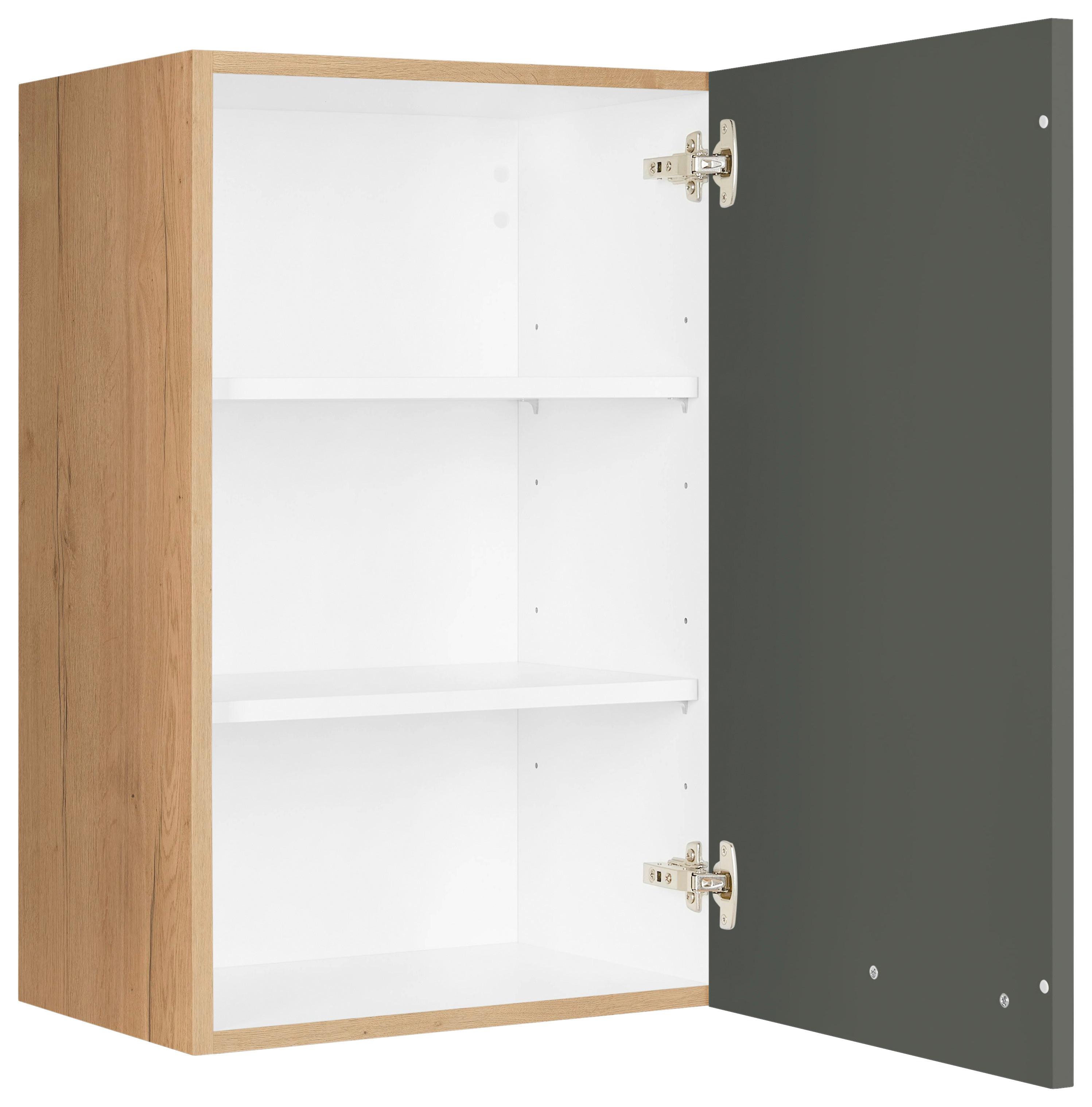 Küchenoberschrank Easytouch - Eichefarben/Grün, MODERN, Holzwerkstoff (45/72/35cm) - Nobilia