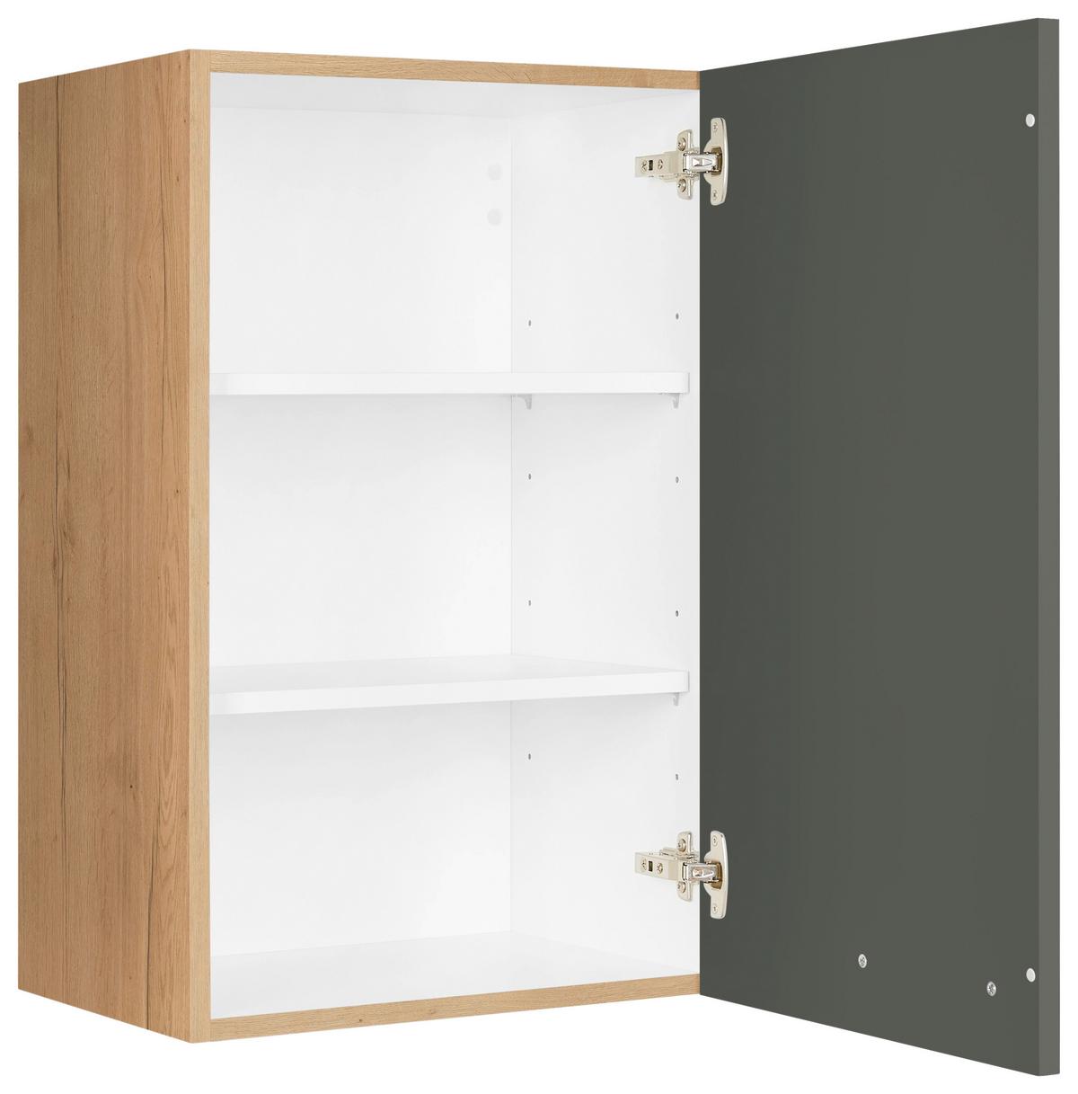 Küchenoberschrank Easytouch - Eichefarben/Grün, MODERN, Holzwerkstoff (45/72/35cm) - Nobilia