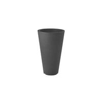 Übertopf Sunny Kunststoff Anthrazit Ø 28 cm - Anthrazit, MODERN, Kunststoff (28/45cm) - Luca Bessoni