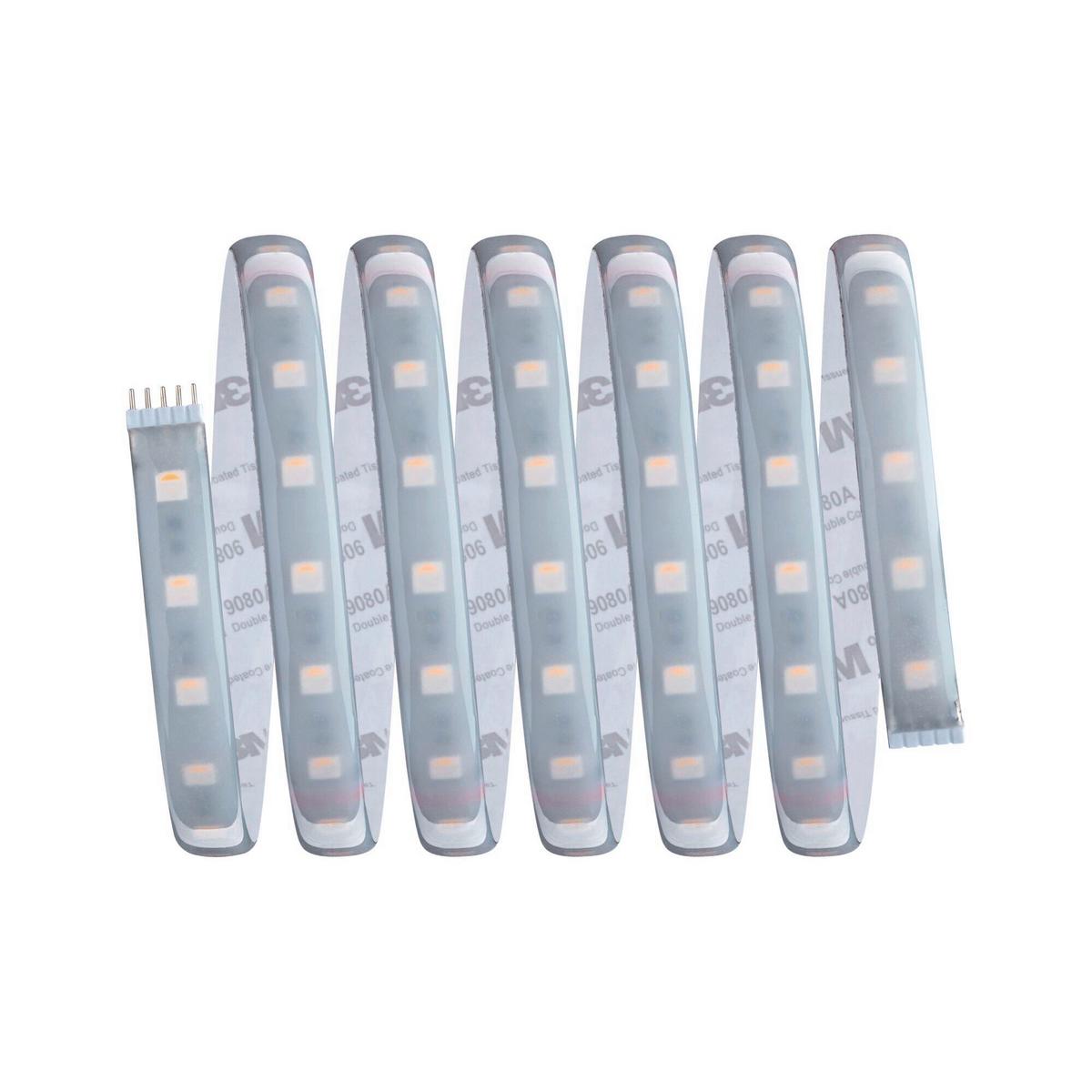 Led-streifen Farbwechsler L: 2,5 M, Dimmbar - Silberfarben, Basics, Kunststoff (250,0cm) - Paulmann