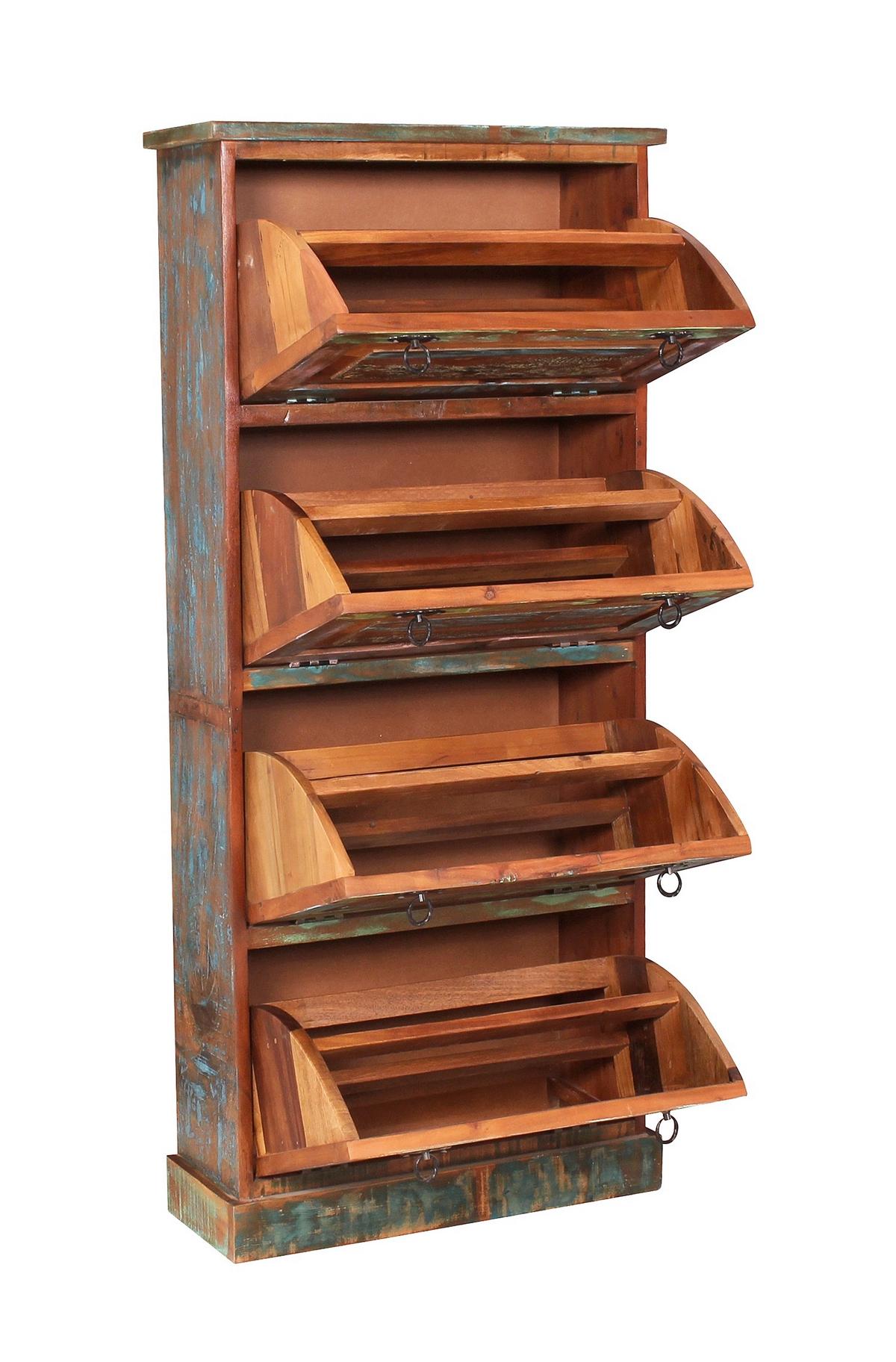 SCHUHSCHRANK Multicolor B: 65cm - Multicolor, Design, Holz (65/145/25cm) - MID.YOU