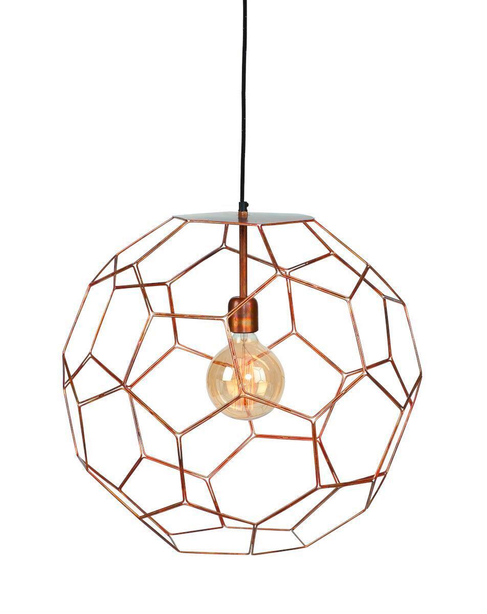 Hängeleuchte Marrakesh Kupferfarben D: 34 Cm - Kupferfarben, Basics, Metall (34/34/250cm) - It's about Romi