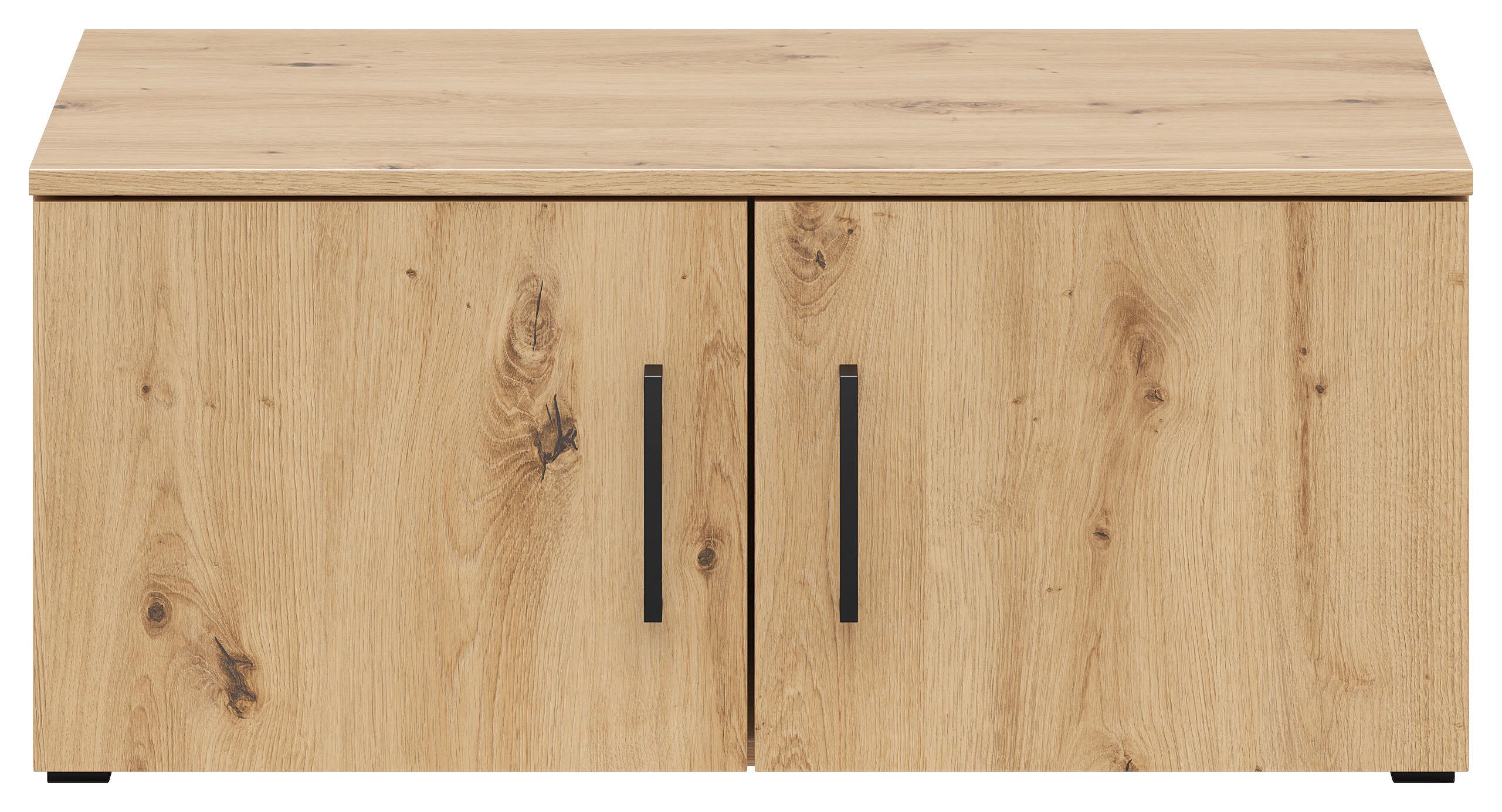 Aufsatzschrank Multi,cabinet 2doors S588- Reg - Eiche Artisan, MODERN, Holzwerkstoff (80/35/40cm)