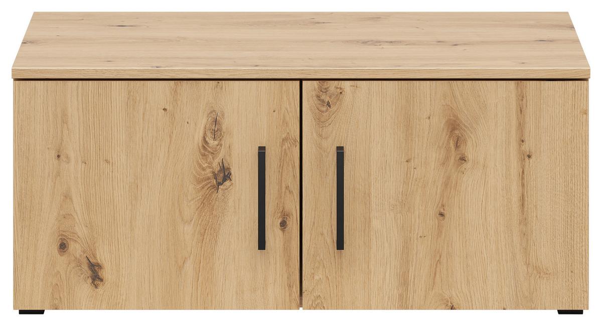 NADSTAVEC NA SKRIŇU Multistauraum - čierna/dub artisan, Modern, kompozitné drevo/plast (80/35/40cm)