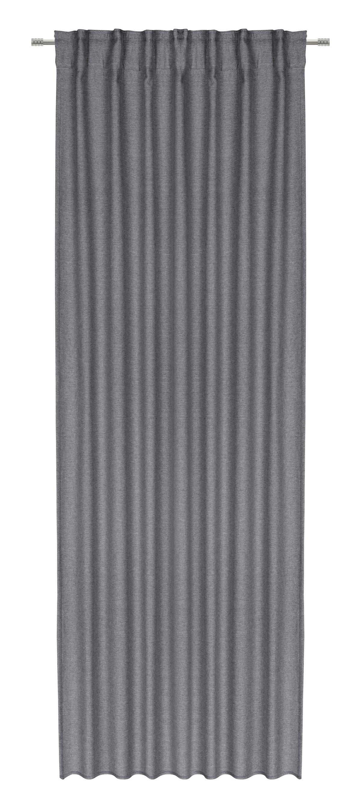 Termoizolační závěs Alfi, 135/255cm, antracitová - antracitová, Konvenční, textil (135/255cm) - Modern Living