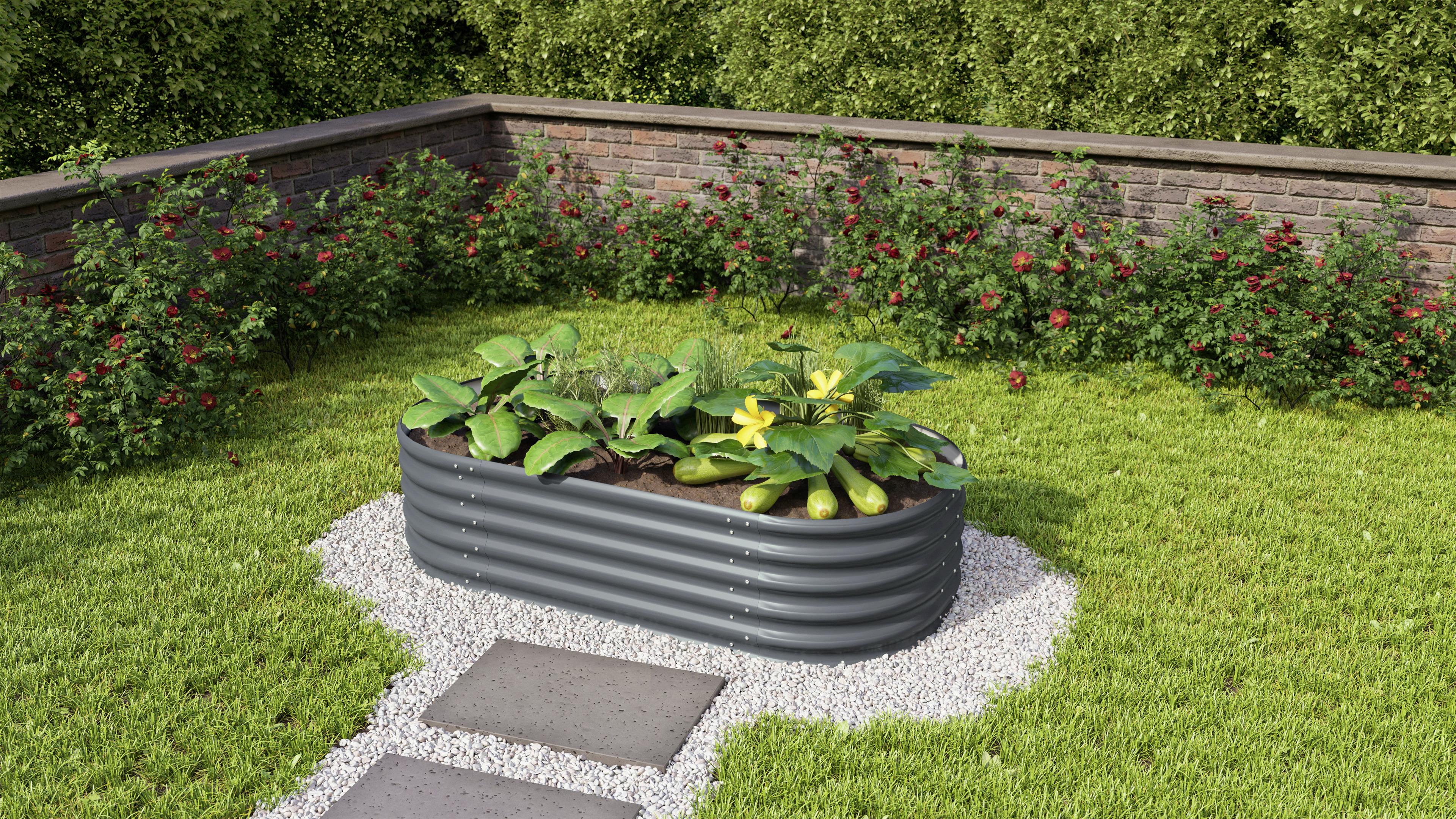 Metall • Rot • Wandstärke ca. 0,65 cm • B/H/T: ca. 82,1/40,1/162,1cm • einfacher Zusammenbau