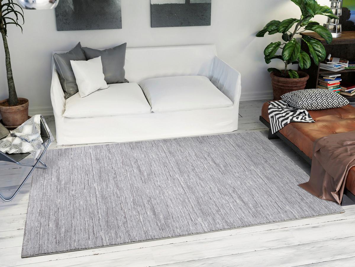 Flachwebteppich Sofi Lori Grau 120x170 cm - Grau, Design, Textil (120/170cm) - Novel