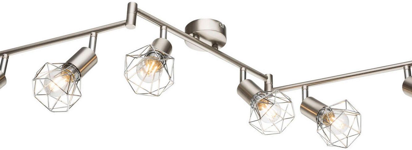 Strahler Evelin 6-flammig Verstellbar L: 105 Cm - MODERN, Metall (105/22,5cm) - Luca Bessoni