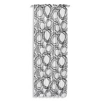 Fertigvorhang Anka - Schwarz/Weiß, MODERN, Textil (135/245cm) - Luca Bessoni