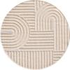 Hochflorteppich Art 80 X 80 1121 Cream - Creme, Basics, Textil (80cm) - Novel