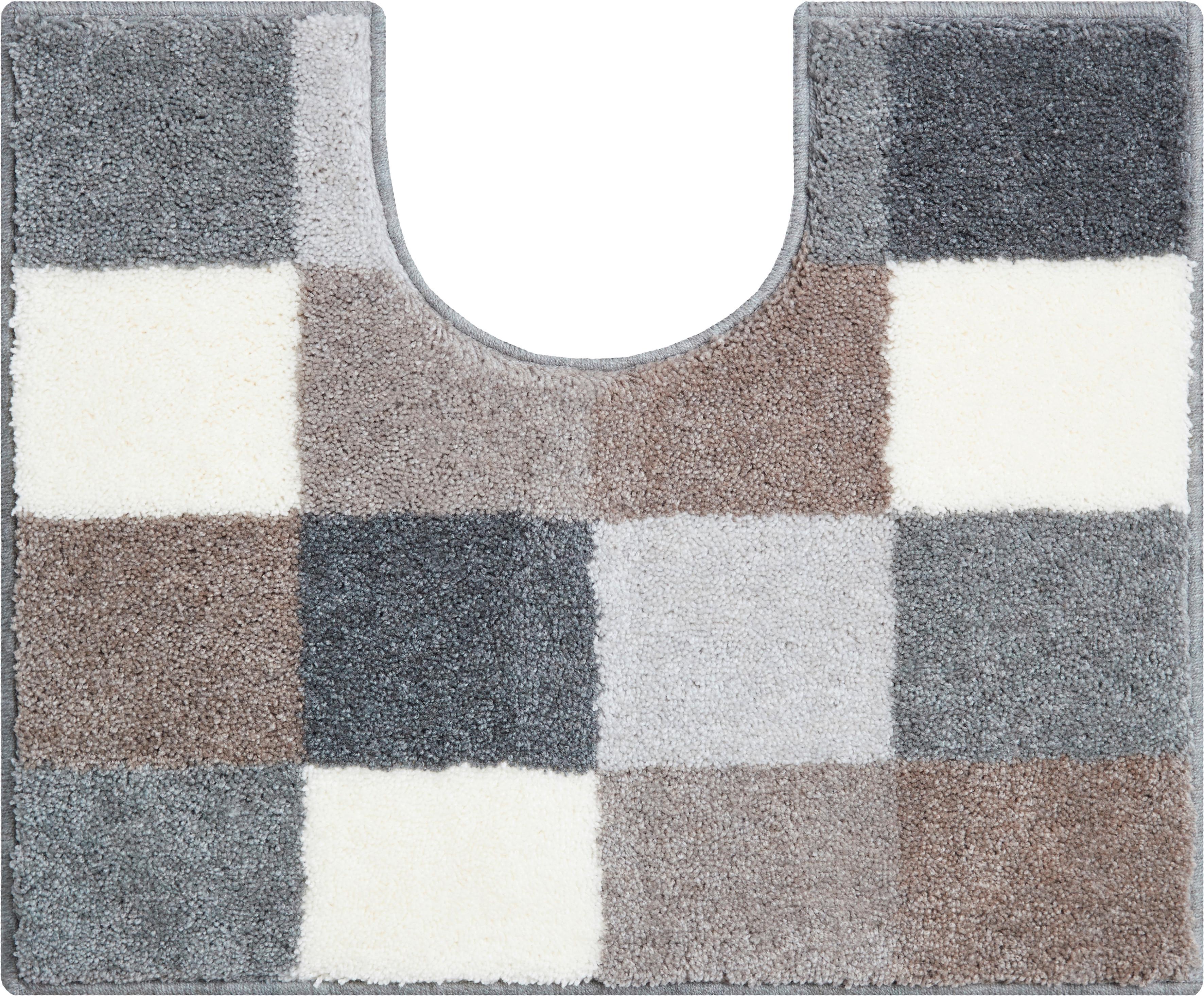 WC PŘEDLOŽKA B2747-006001297 - bílá/béžová, Basics, textil (49/60cm) - Grund
