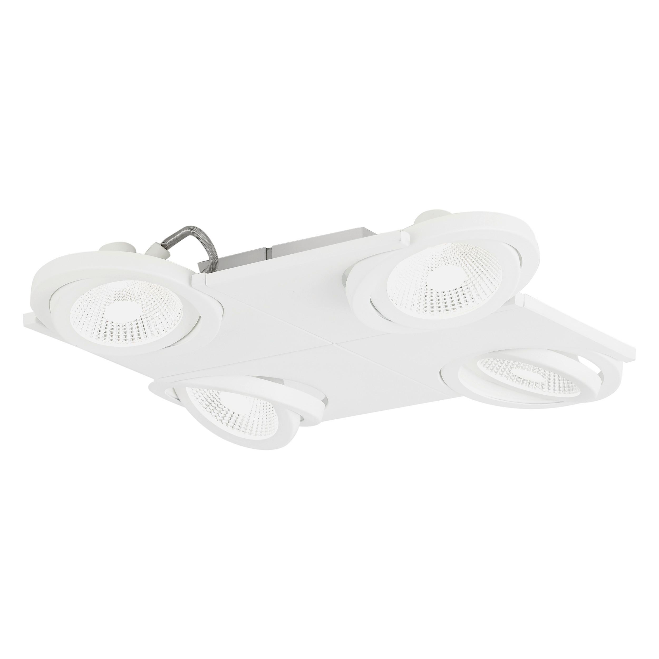 Led-deckenleuchte 39136 Brea - Weiß, Basics, Glas/Metall (37/37/6cm) - Eglo