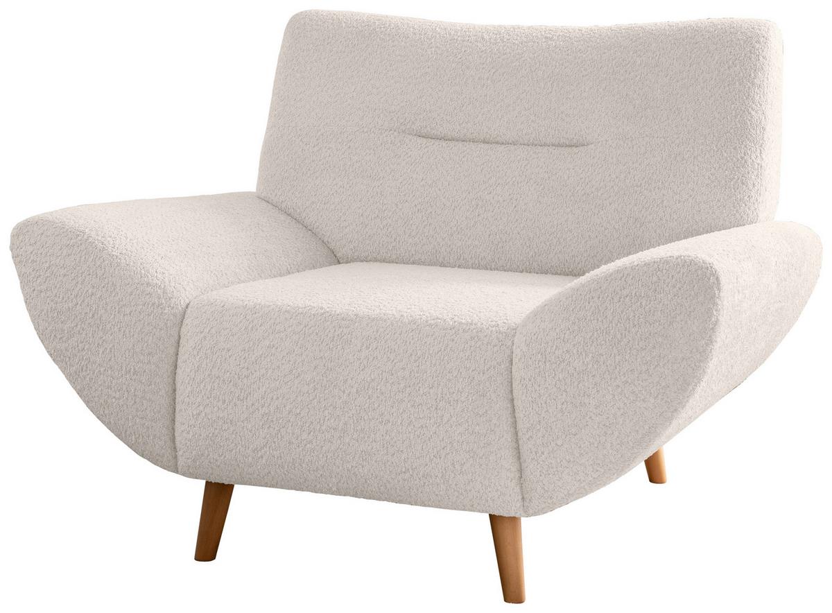 Sessel Frago, Weiß B: 111 Cm - Wildeiche/Weiß, KONVENTIONELL, Textil (111/81/90cm) - MID.YOU