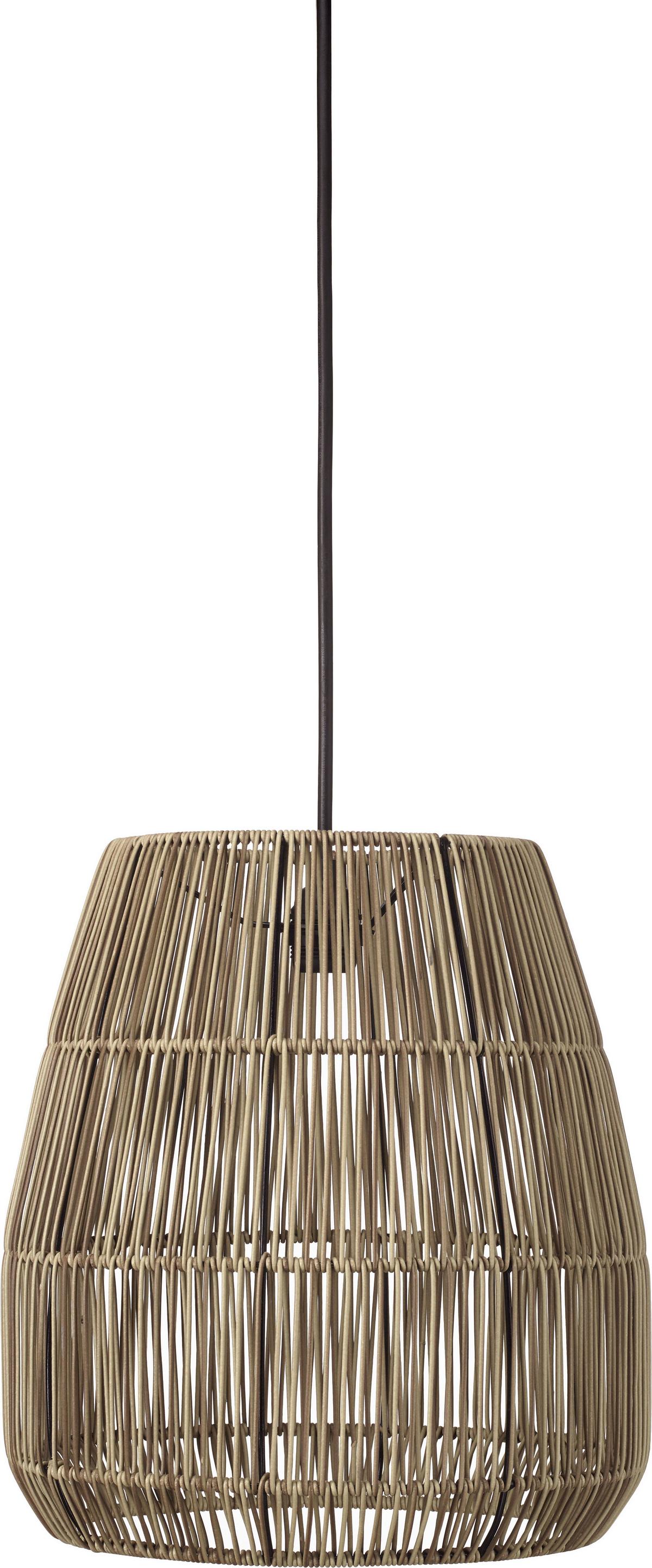Außenhängeleuchte 6038-2503 Saigon - Grau, Basics, Kunststoff (38/250cm)