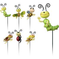 Gartenstecker Insektenfreunde H: 59,5 cm Metall Zum Stellen - Multicolor, Basics, Metall (59,5cm)