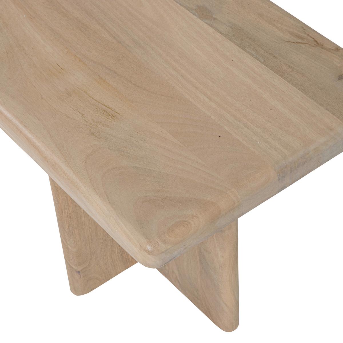 SITZBANK Ato Naturfarben B: 220cm - Naturfarben, MODERN, Holz (220/47/45cm) - Livetastic