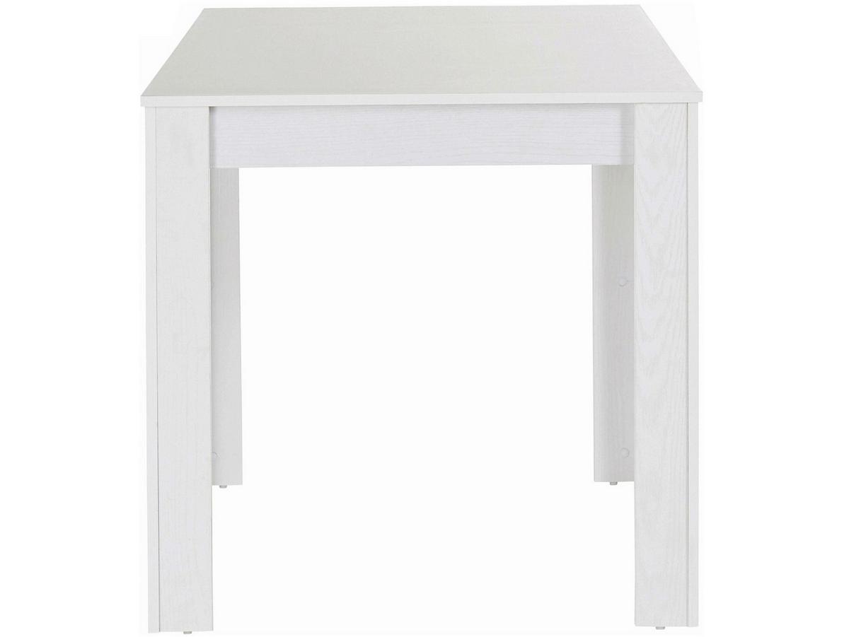 Esstisch Lynn Weiß L: 120cm - Weiß, Design, Holzwerkstoff (120/75/80cm) - MID.YOU