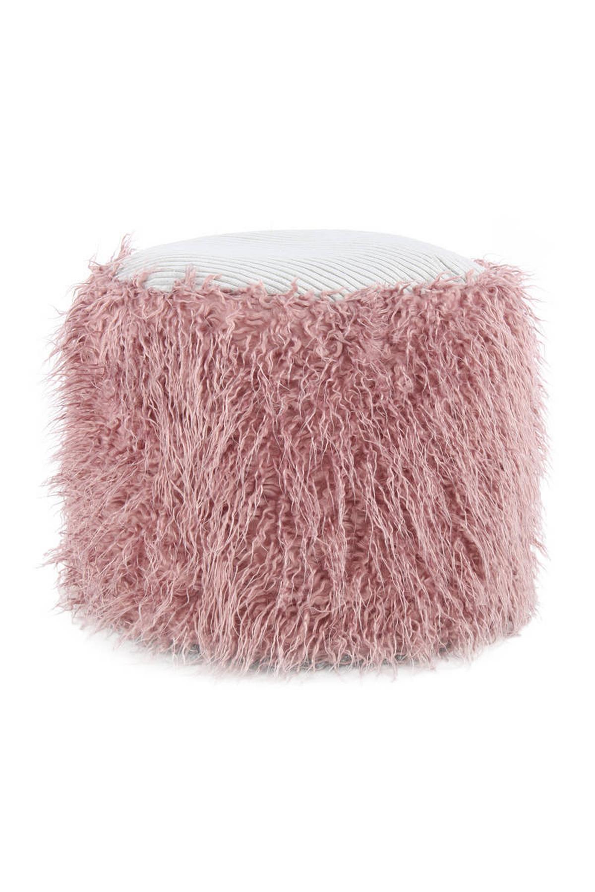 Pouf Kunststoff Rosa Dxh: 45x38 Cm - Rosa, Basics, Kunststoff (45/38/45cm) - Kayoom