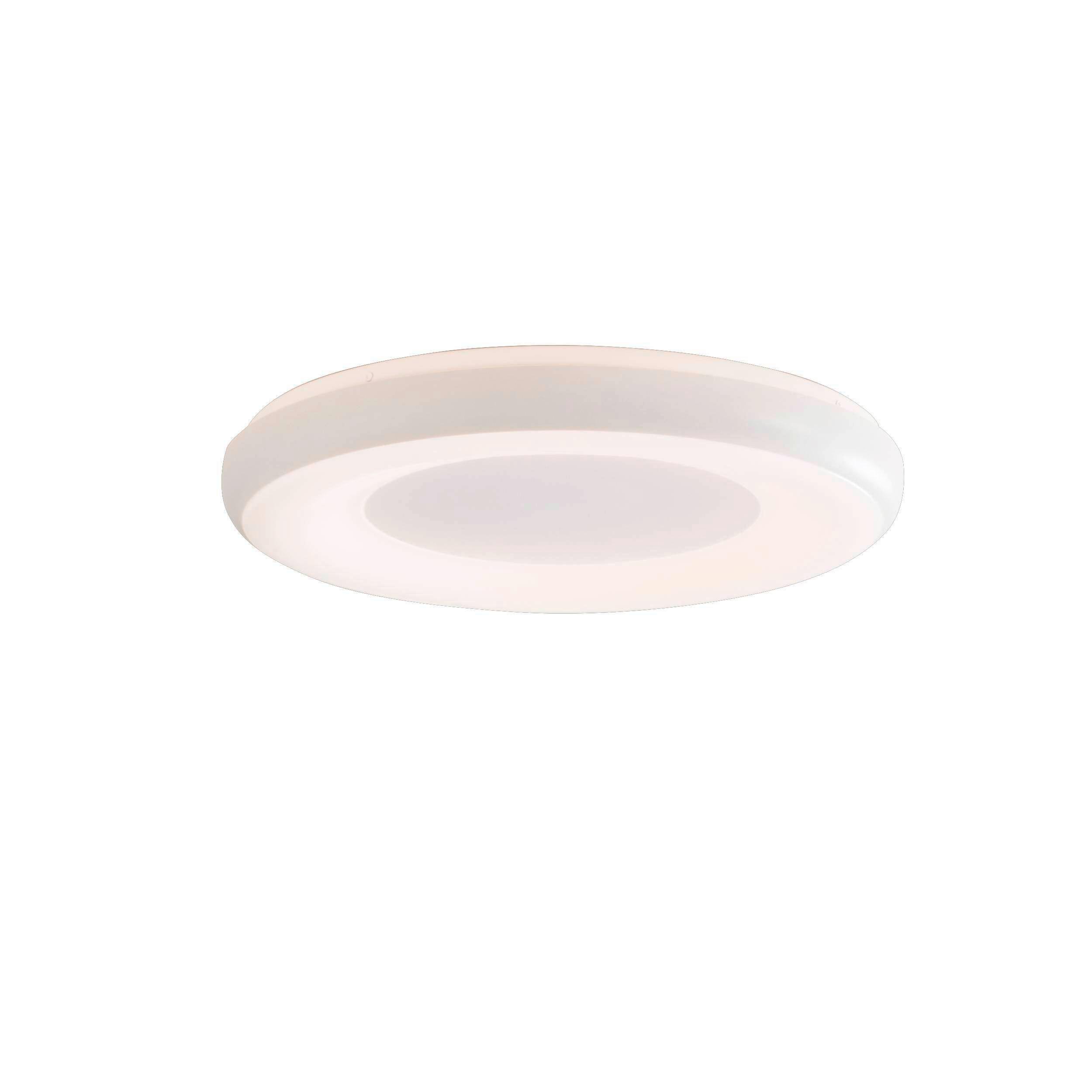 Deckenleuchte 75662 Jutio Weiss - Weiß, Basics, Kunststoff/Metall (48/6cm) - Eglo