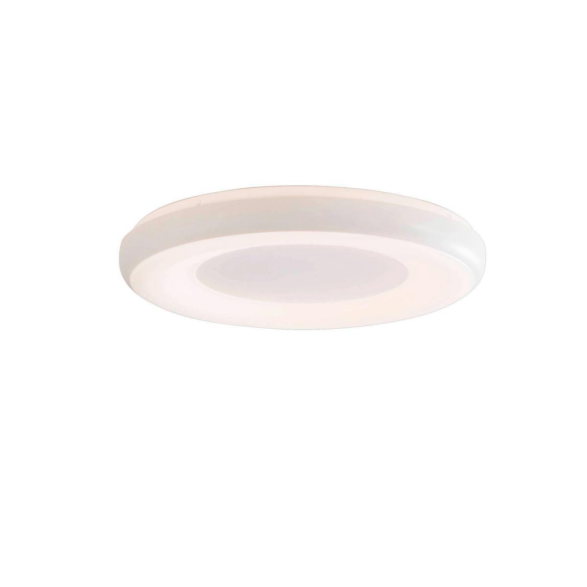 Deckenleuchte 75662 Jutio Weiss - Weiß, Basics, Kunststoff/Metall (48/6cm) - Eglo