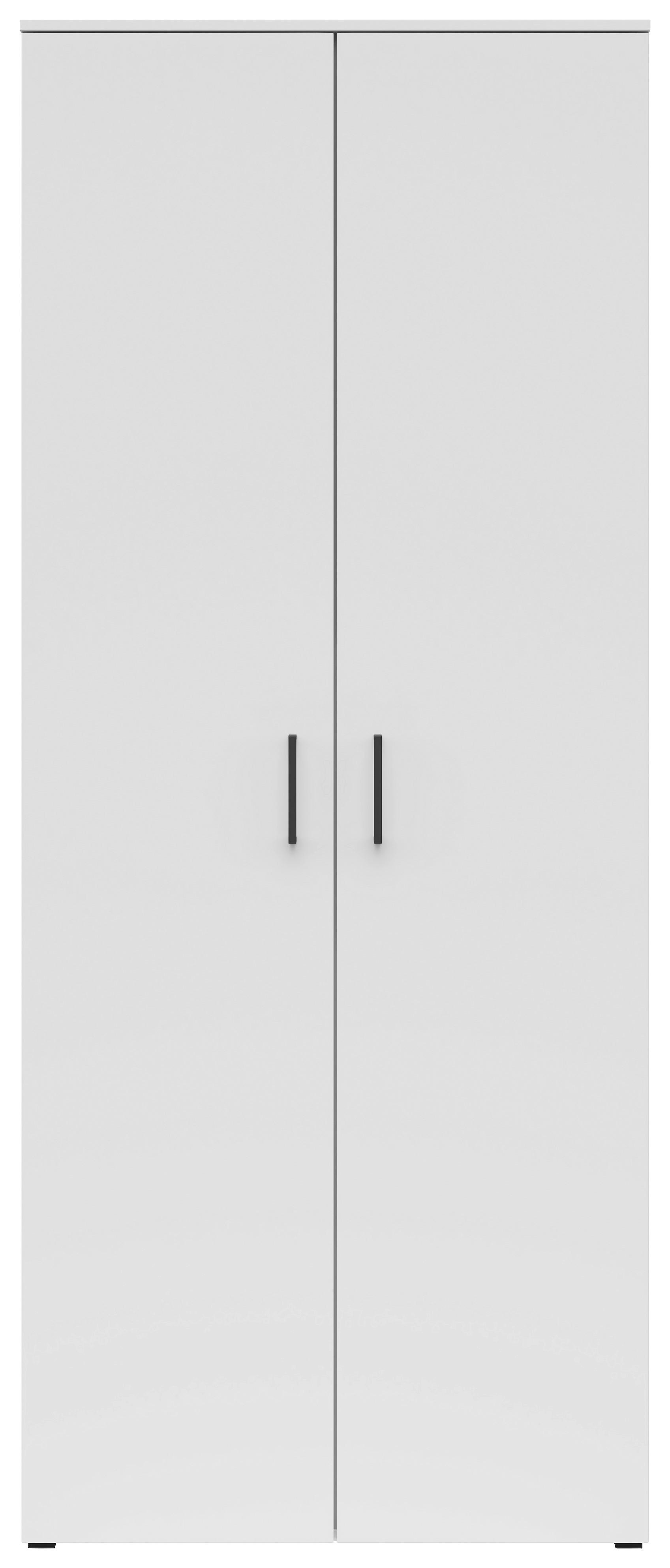 Skriňa Cabinet š: 80 cm - čierna/biela, Modern, kompozitné drevo/plast (80/195/40cm)