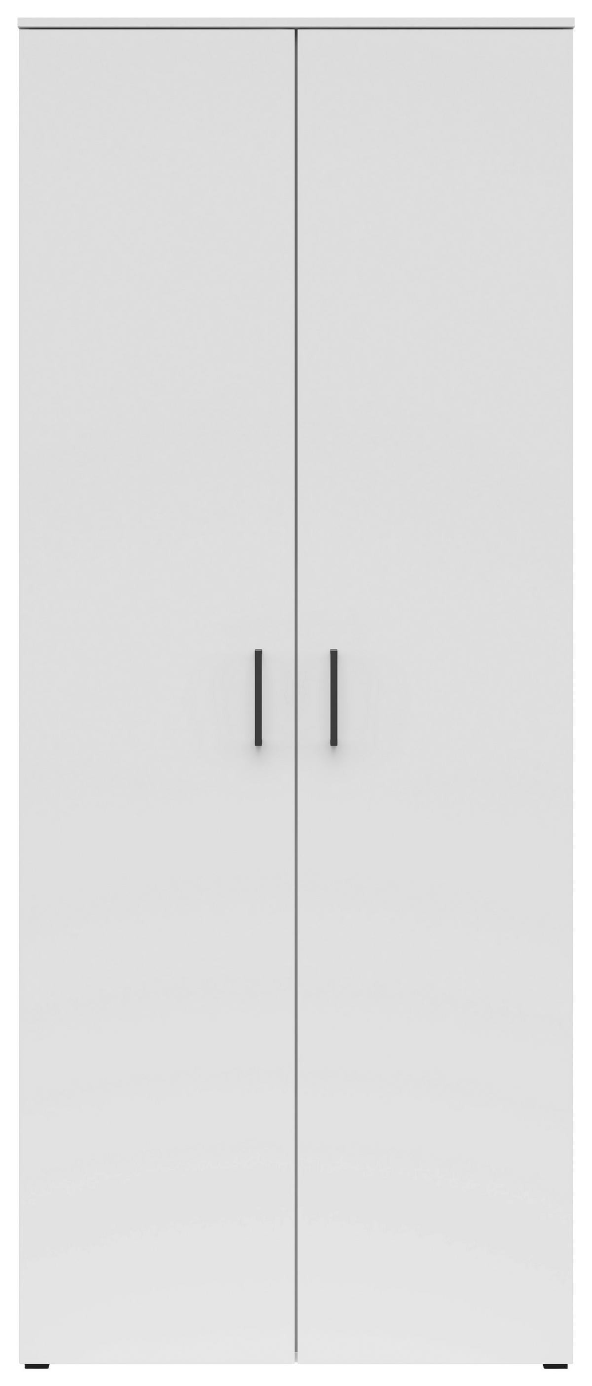 Skriňa MULTISTAURAUM š: 80 cm - čierna/biela, Modern, kompozitné drevo/plast (80/195/40cm)