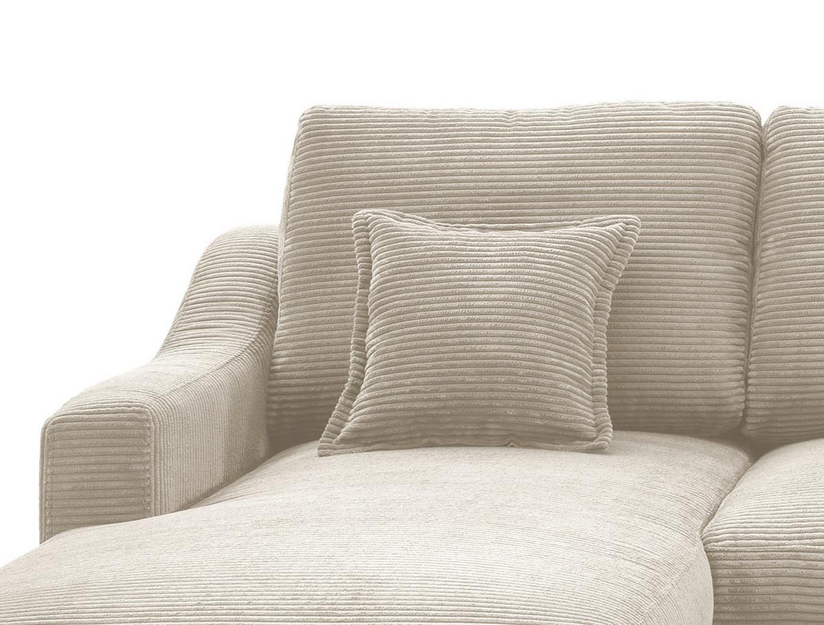 Wohnlandschaft Valentina - Beige/Naturfarben, KONVENTIONELL, Textil (150/301/200cm) - P & B