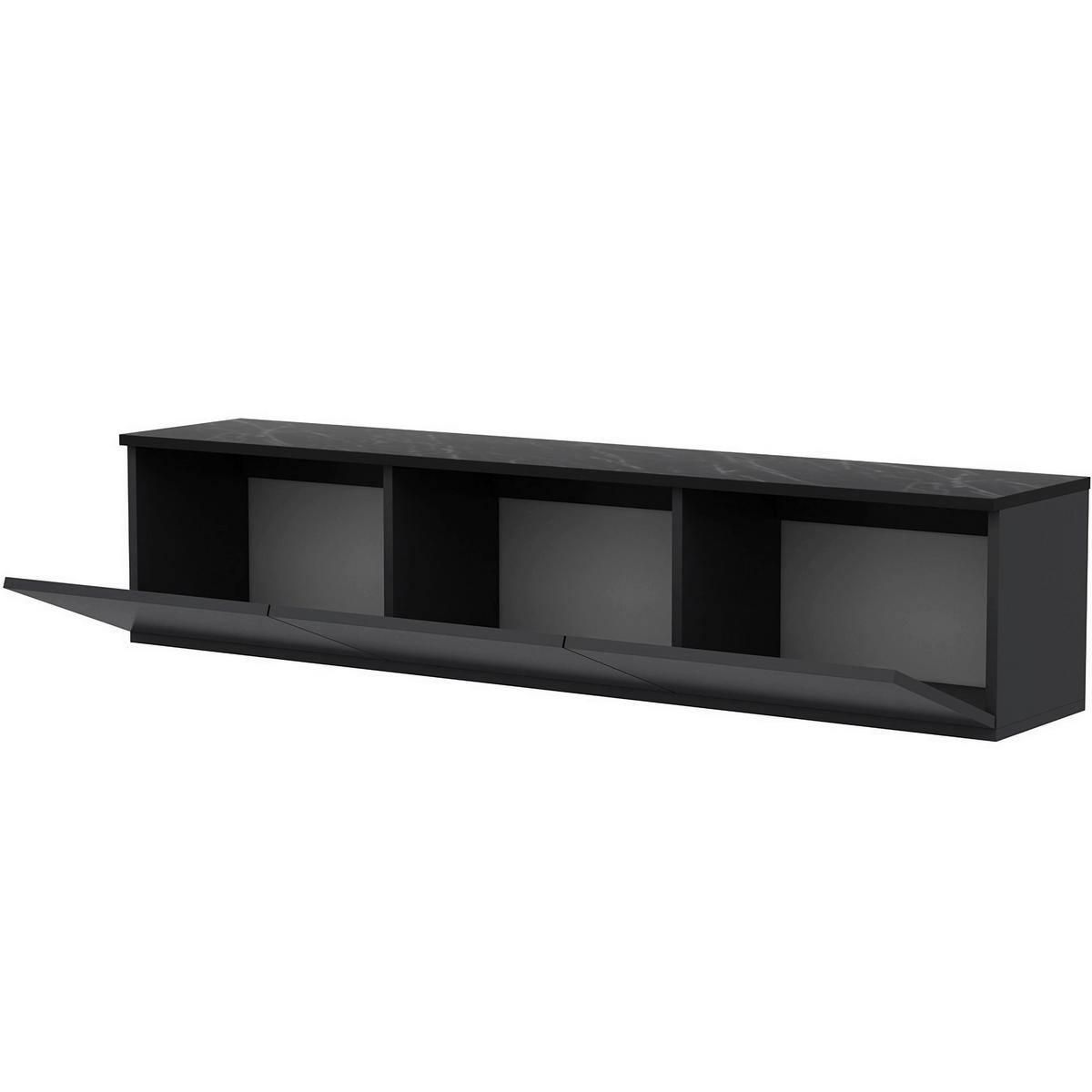 LOWBOARD Neon Anthrazit B: 160cm - Anthrazit, Design, Holzwerkstoff (160/35/32cm) - MID.YOU