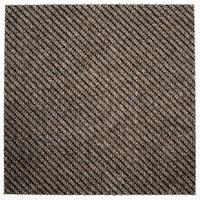 Teppichfliese Beige Centaur 50x50 cm Florhöhe 4 mm - Hellbraun/Schwarz, Basics, Textil (50/50cm)